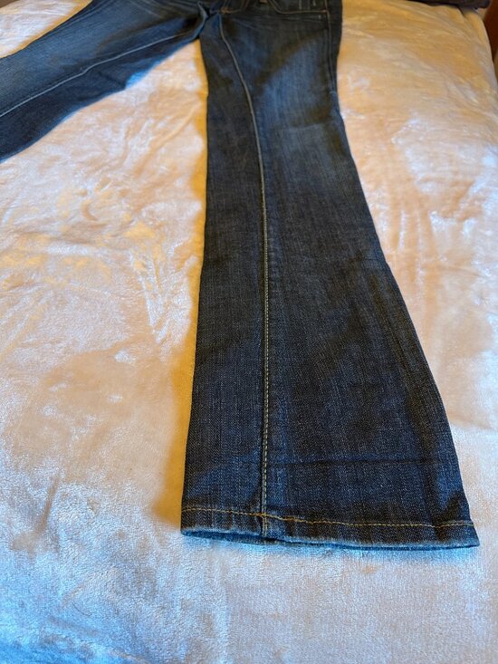 Ed Hardy Low Rise 90s Y2K Tiger Jeans Flair / Boot Womens Sz 28 Vintage RARE USA - Picture 9 of 16